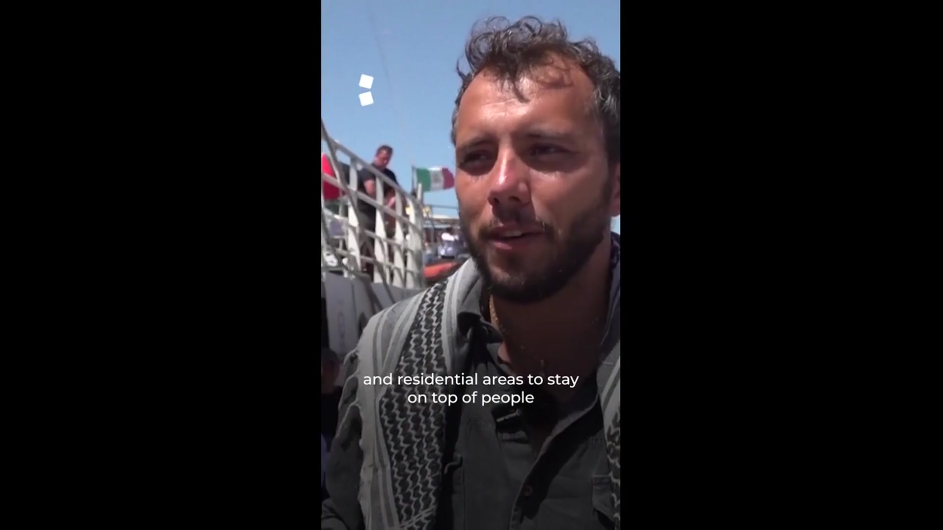 'Video thumbnail for New Freedom Flotilla ship sets sail to challenge Gaza blockade'