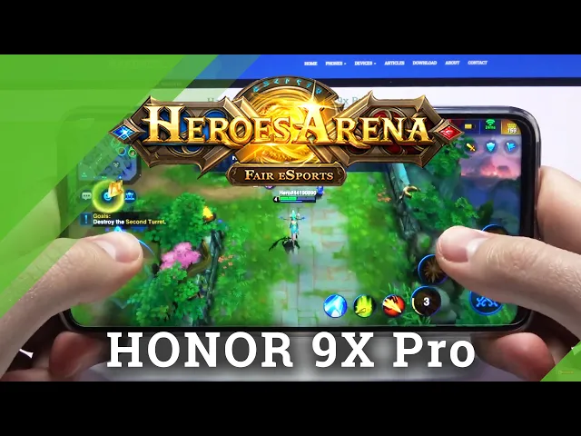 Video thumbnail for Heroes Arena on HUAWEI Honor 9x Pro - Performance Checkup