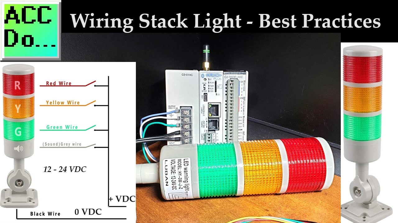 'Video thumbnail for Wiring Stack Light - Best Practices'