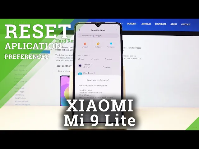 Video thumbnail for How to Reset Apps in XIAOMI Mi 9 Lite – Restore Apps Settings