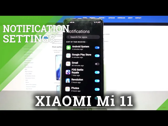 Video thumbnail for How to Turn Off App Notifications in XIAOMI Mi 11 – Manage Apps Notifications