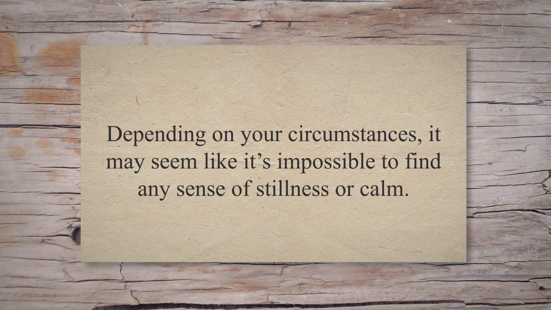 Video thumbnail for Where Can I Find Peace?