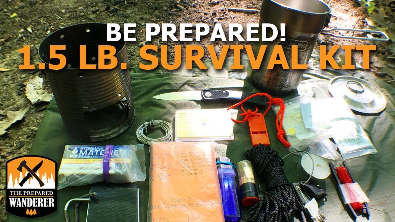 Video thumbnail for Be Prepared! 1.5 lb  Survival Kit