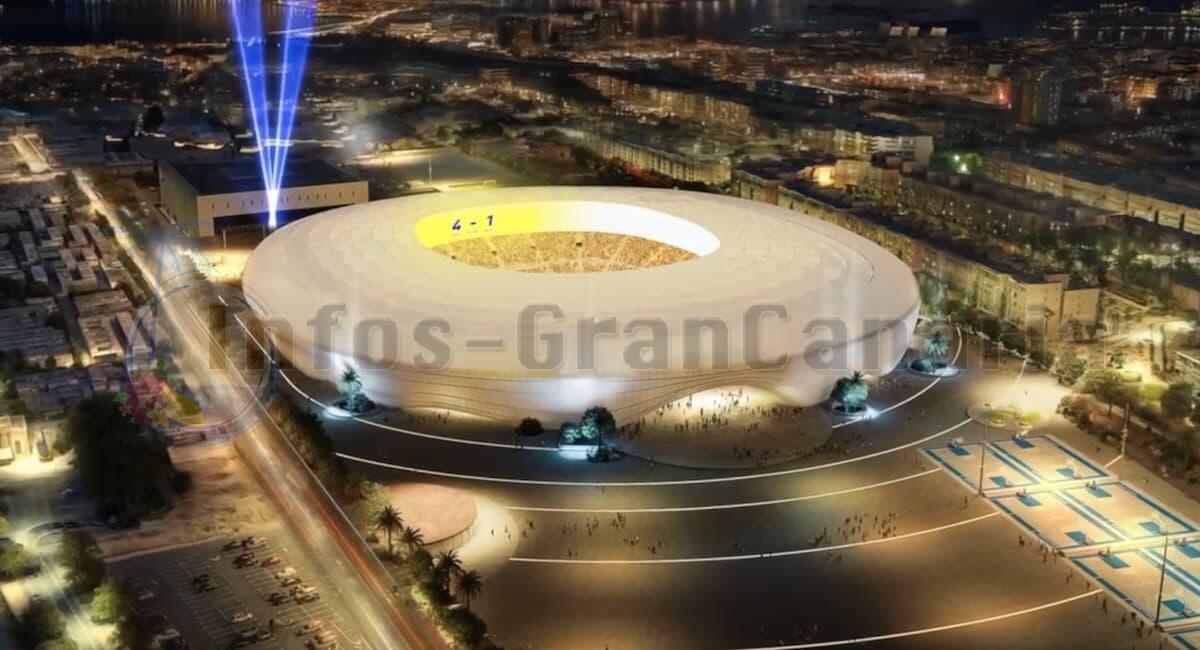 'Video thumbnail for "La Nube" - So der finale Entwurf des Stadion Gran Canaria'