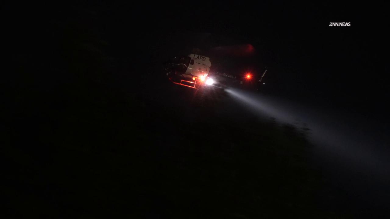 Video thumbnail for US, Los Angeles: Van Nuys LAPD K9 Officers Search For Stabbing Suspect.