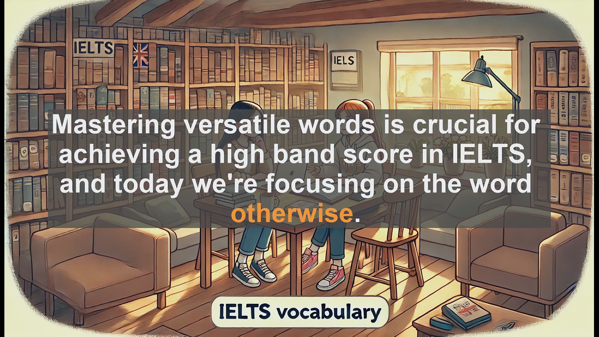'Video thumbnail for 2500 Must Know IELTS 6.5 Vocabulary - How to Use 'Otherwise' in IELTS: Boost Your Band Score'