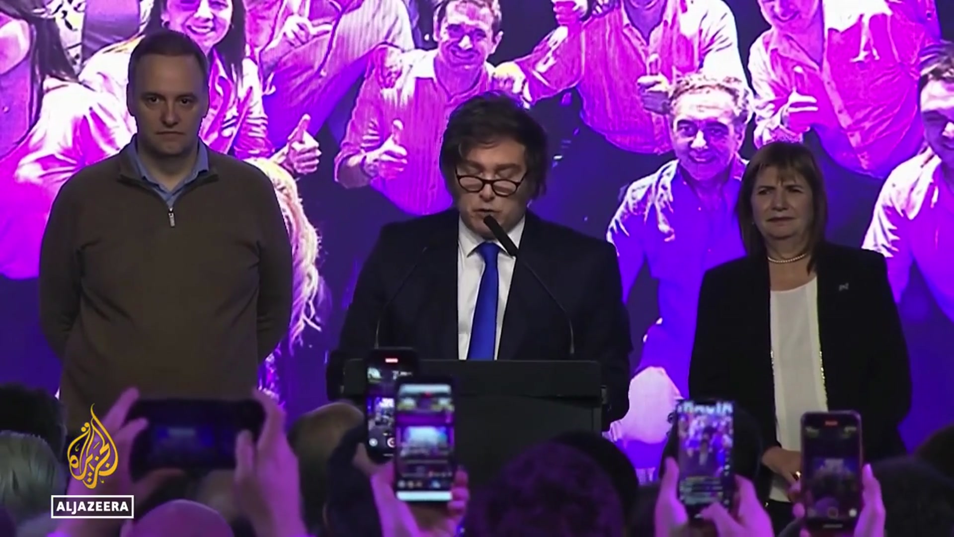 'Video thumbnail for Milei’s party wins high-stakes Argentina elections, early results show'