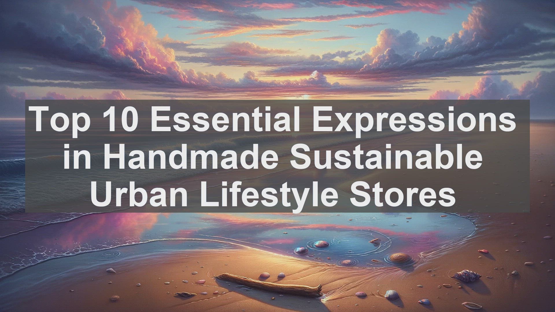 'Video thumbnail for Top 10 Essential Expressions in Handmade Sustainable Urban Lifestyle Stores'