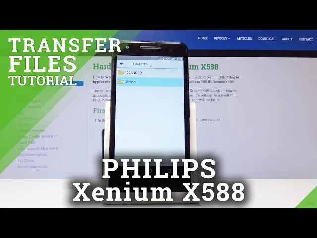 Video thumbnail for How to Transfer Files in PHILIPS Xenium X588 - Move Data to SD Card