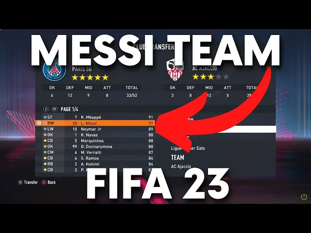 Video thumbnail for What team is Messi on FIFA 23 - Lionel Messi in FIFA 2023