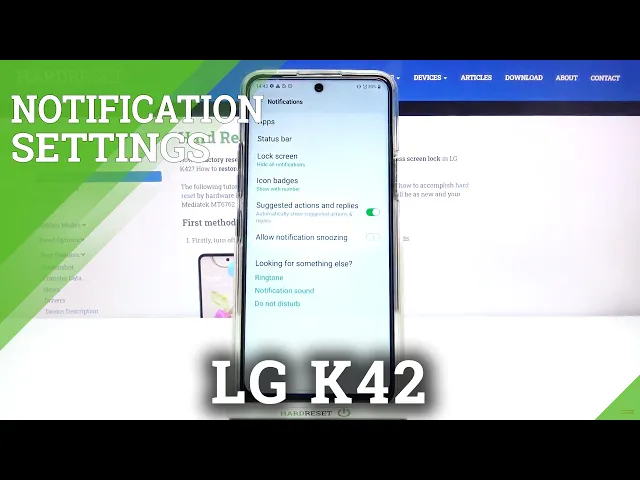 Video thumbnail for Customize Notifications - LG K42 & Notifications Features