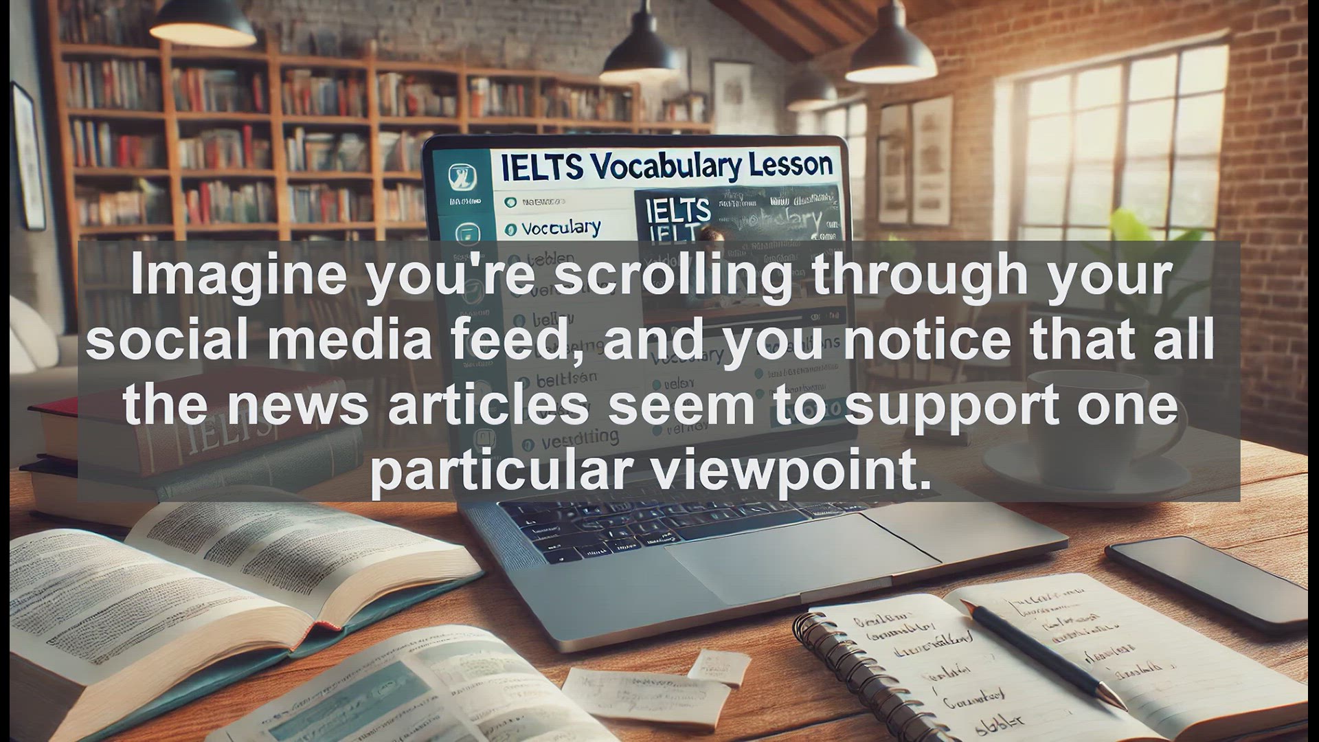 'Video thumbnail for 2500 Must Know IELTS 6.5 Vocabulary - IELTS Vocabulary: Understanding and Using 'Bias' Correctly'
