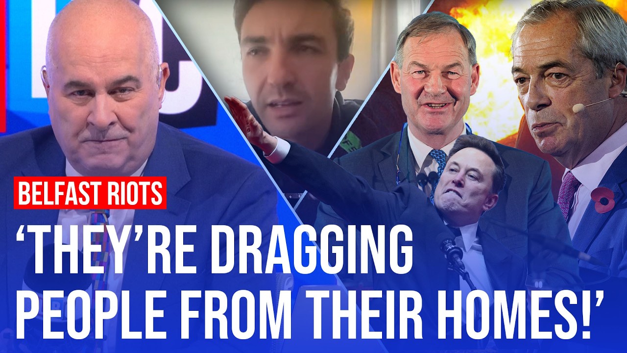 Video thumbnail for Belfast riots: Iain Dale's callout for Farage | LBC