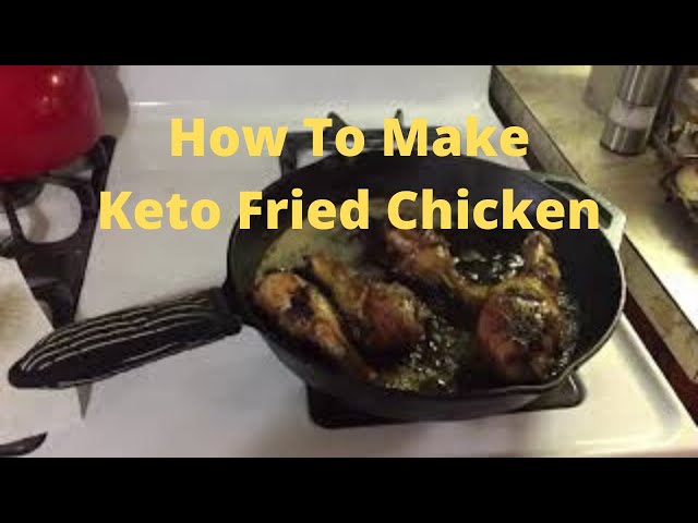 Video thumbnail for Cast Iron Skillet Fried Chicken Recipe (Keto Style Fried Chicken)