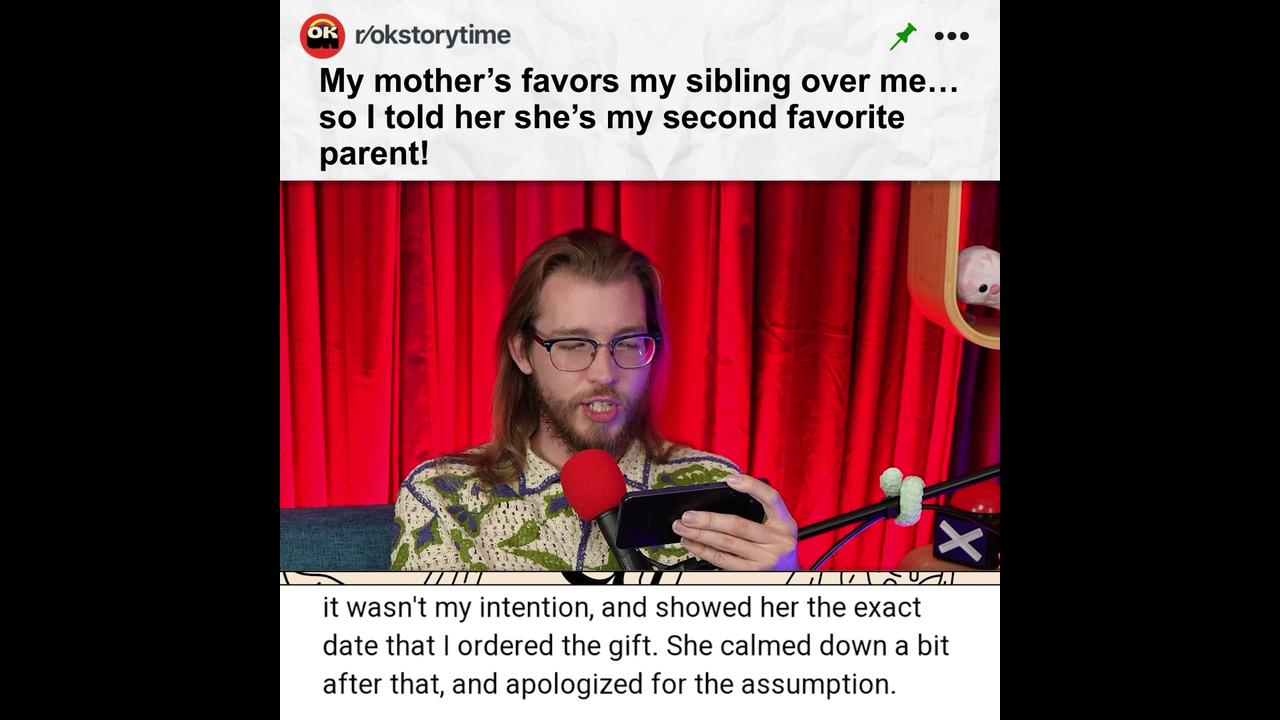 Video thumbnail for My mother’s favors my sibling over me… so I told her she’s my second favorite parent! | Reddit Stories