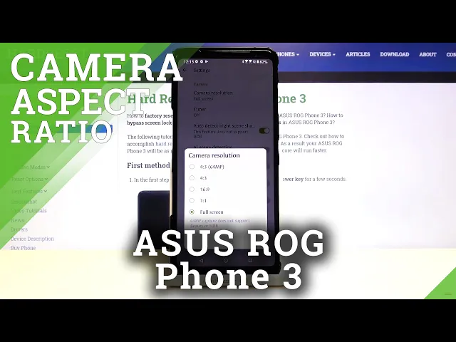 Video thumbnail for How to Change Aspect Ratio in ASUS ROG Phone 3 – Find Width to Height Ratio