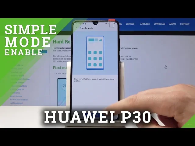 Video thumbnail for How to Activate Simple Mode in HUAWEI P30 -  Minimalistic Look