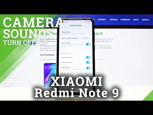 Video thumbnail for How to Deactivate Camera Sounds in XIAOMI Redmi Note 9 - Camera Sounds Effect