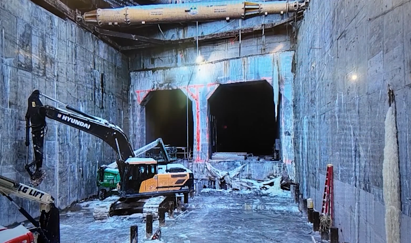 Video thumbnail for Toll of Commuting: A hands-on look at where the Hudson Tunnel Project stands