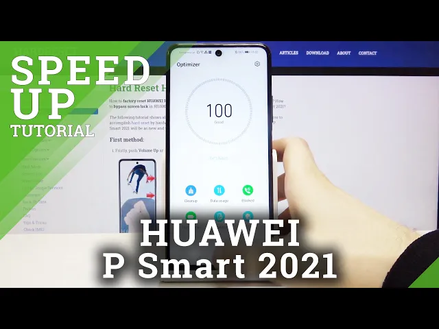 Video thumbnail for How to Speed Up HUAWEI P Smart 2021 – Device Optimization