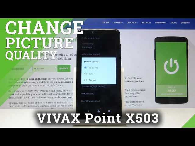 Video thumbnail for How to Change Picture Quality in VIVAX Point X503 – Increase Photo Quality
