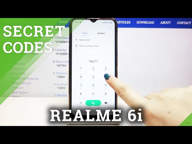 Video thumbnail for How to Use Secret Codes in REALME 6i – Open Hidden Options