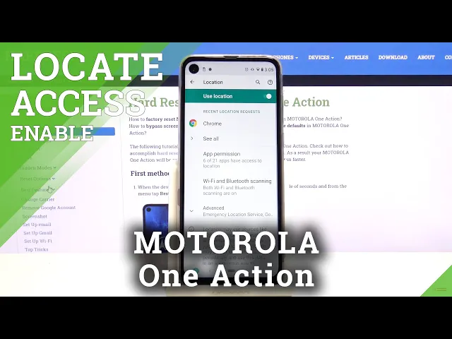 Video thumbnail for How to Turn Off Device Location in MOTOROLA One Action – Location Feature