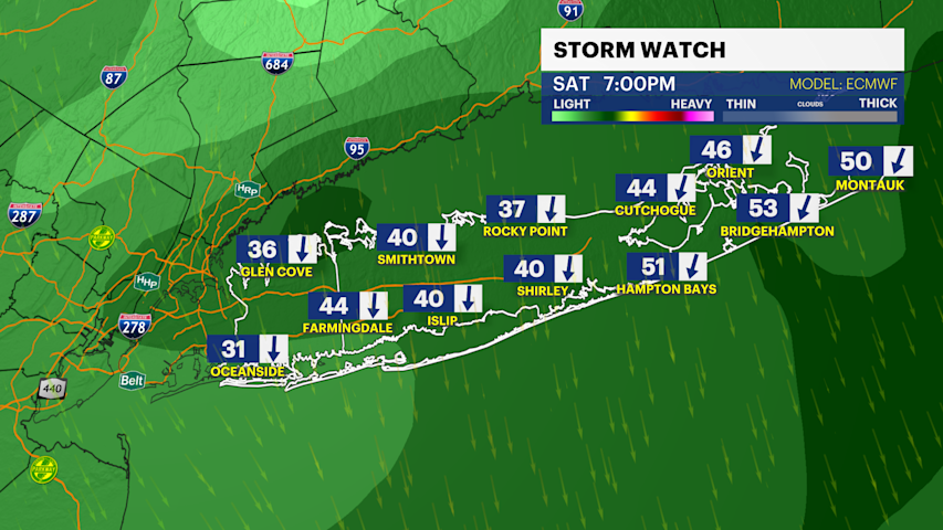 Video thumbnail for STORM WATCH: Nor'easter will bring rough surf, possible strong wind and rain this weekend