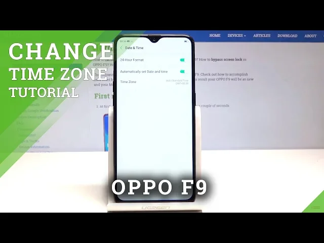 Video thumbnail for How to Date & Time in OPPO F9 - Time Zone Settings
