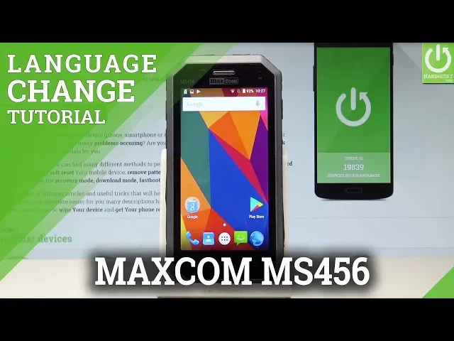 Video thumbnail for How to Change Language in MAXCOM MS456 |HardReset.info