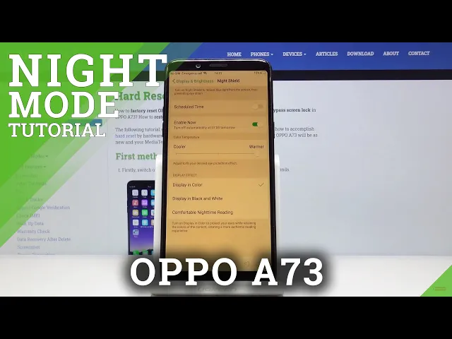 Video thumbnail for How to Turn On Night Shield in OPPO A73 – Night Mode