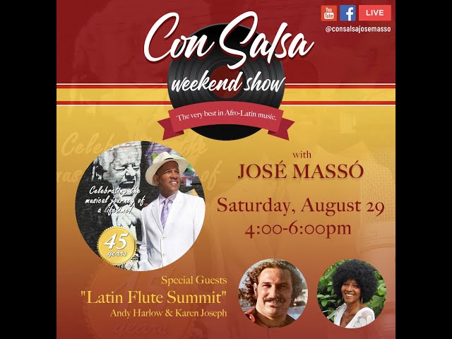 Video thumbnail for “¡Con Salsa!” “Flute Summit” PART 2 Andy Harlow & Karen Joseph, Saturday, August 29, 2020.