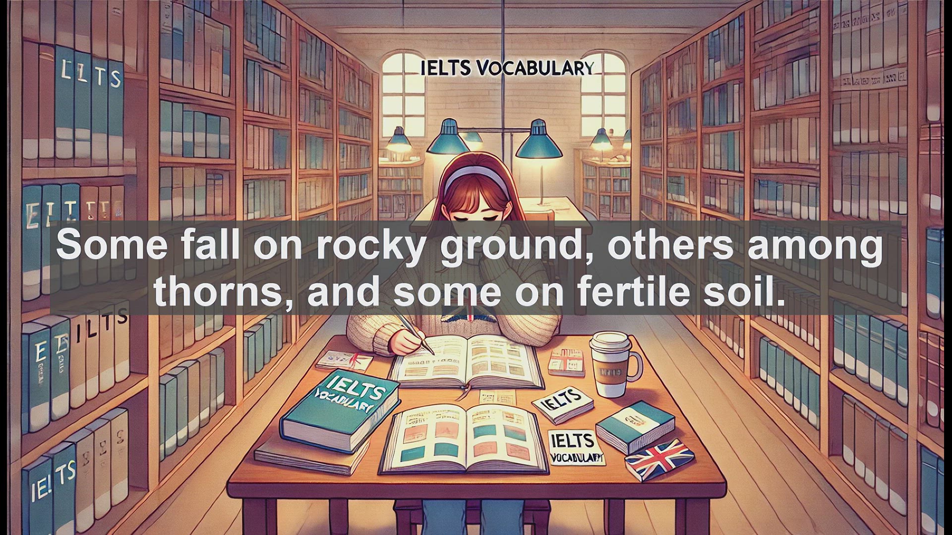 'Video thumbnail for 5000 Must Know IELTS 8.0 Vocabulary - Parables in IELTS: Boosting Your Score with Storytelling'