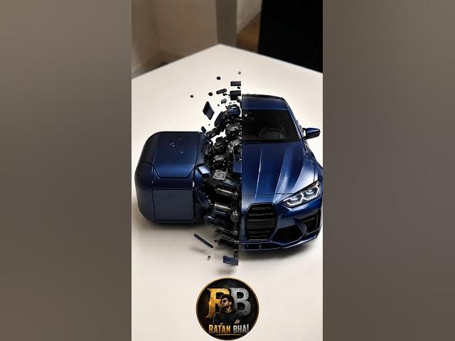 Video thumbnail for Tiny Mechanical Toy Transforms Into a Realistic BMW! 🤯🚗 | Mechanical Transformation.
