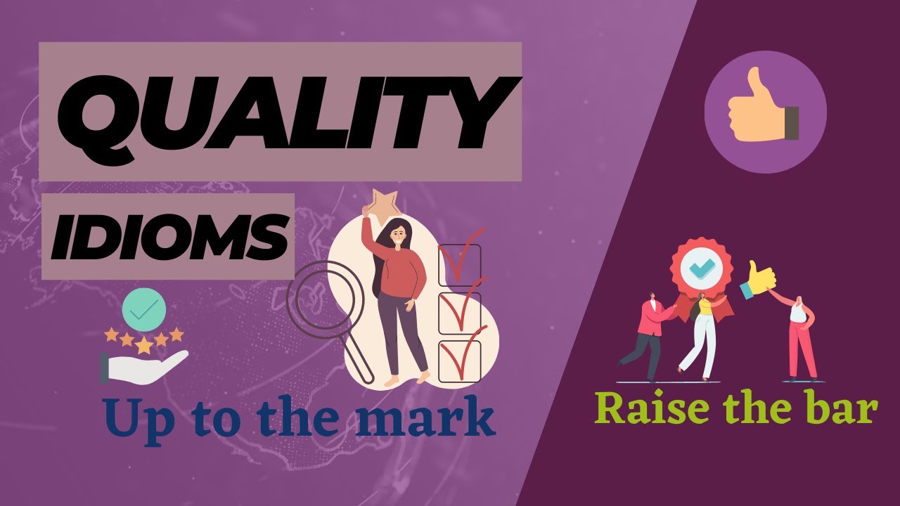 'Video thumbnail for 10 English Quality Idioms || Spoken English || ESL Advice'