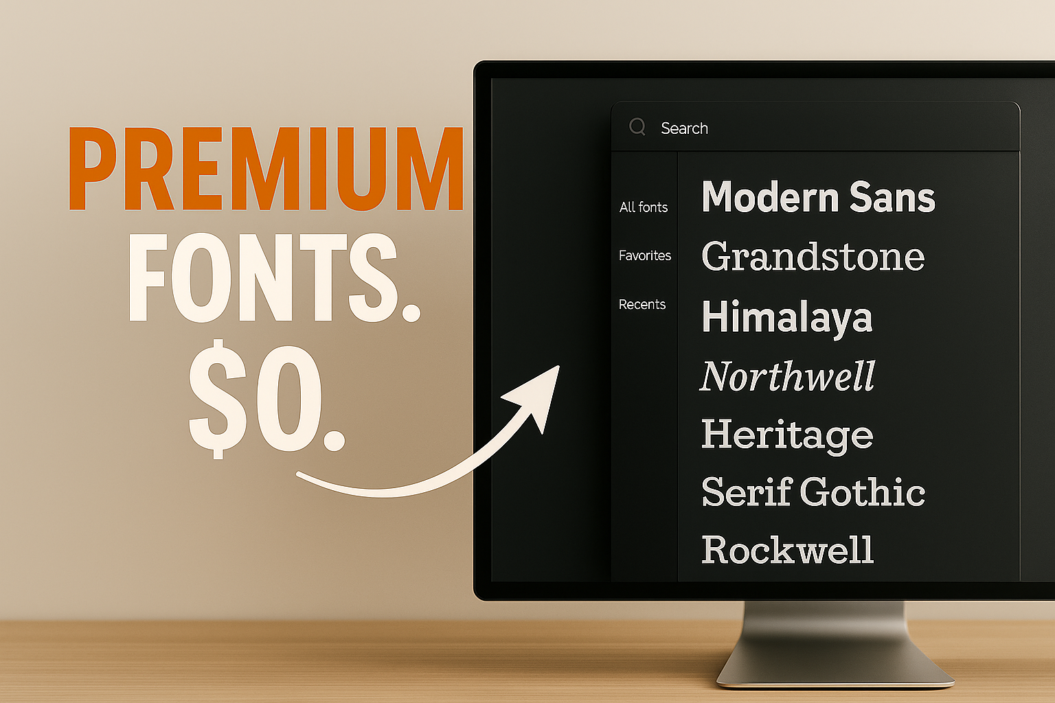 Video thumbnail for Free Fonts That Look Premium | Top Sites for Designers