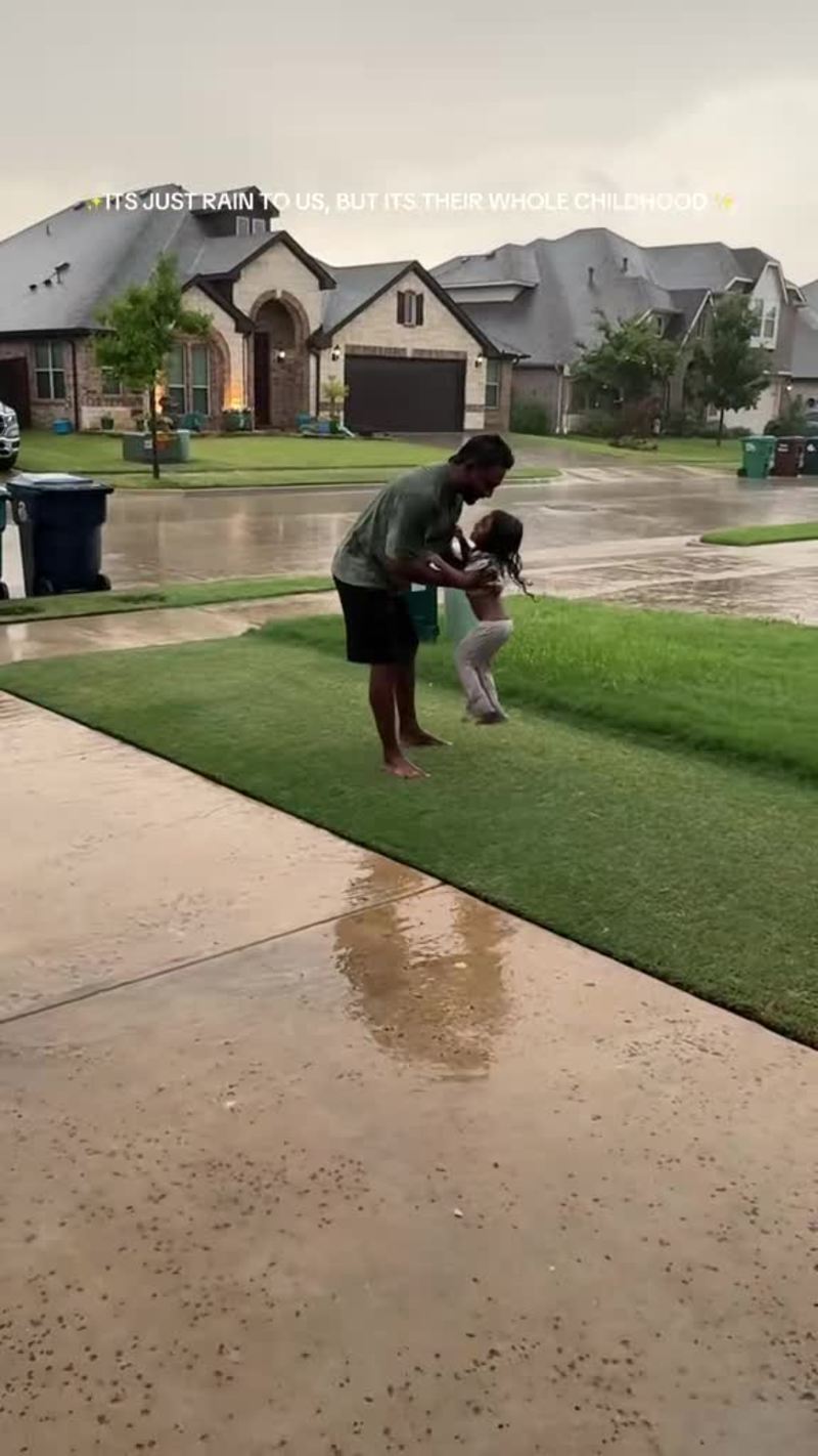 Video thumbnail for Childhood Joy Dancing in the Summer Rain