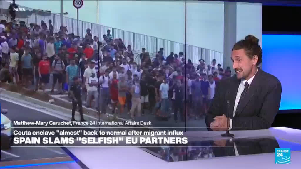 Video thumbnail for Ceuta: Spain slams "selfish" EU partners