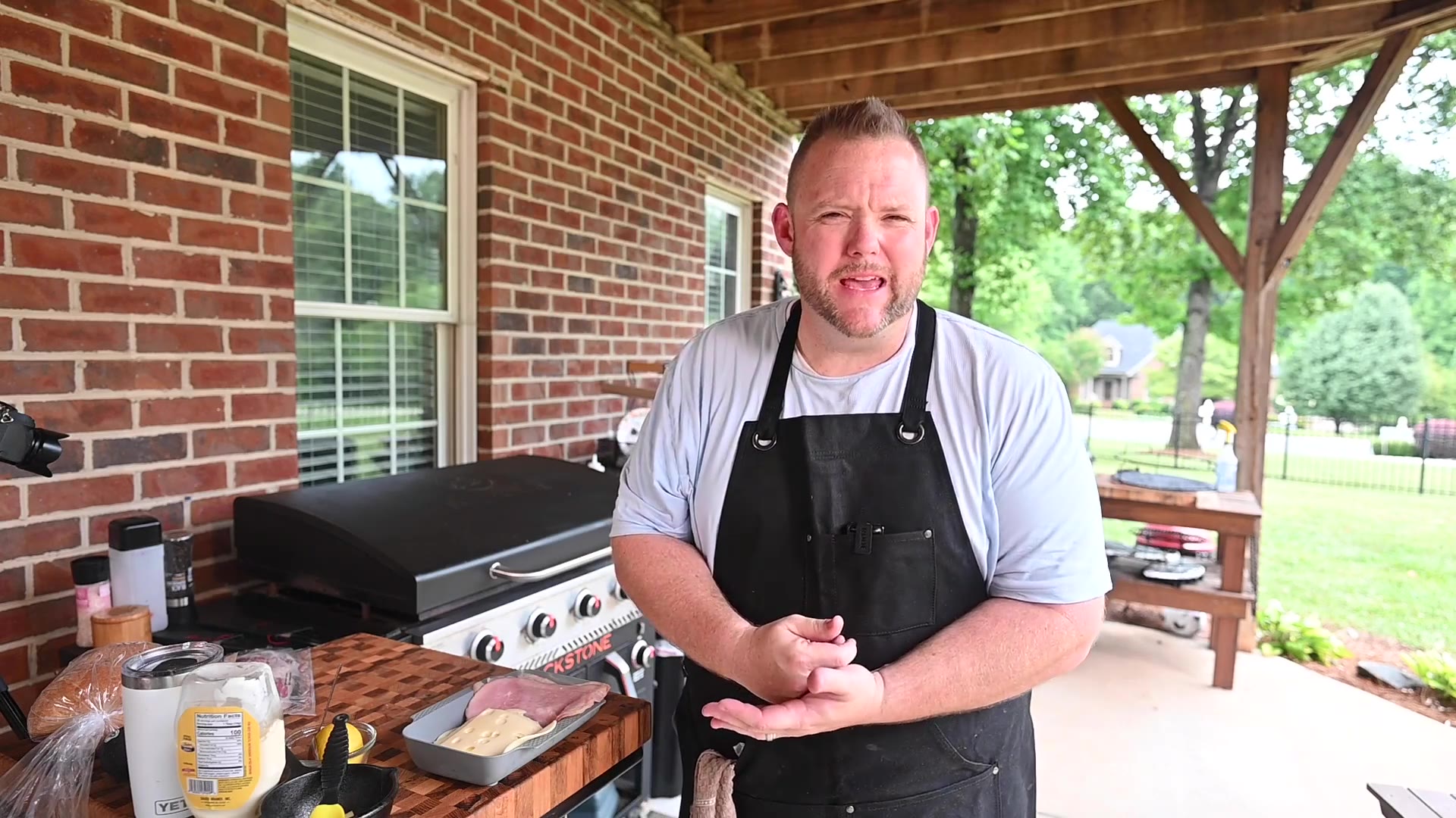 Video thumbnail for 10.How to make a Ham Panini on the Blackstone Griddle (1080p 60fps)