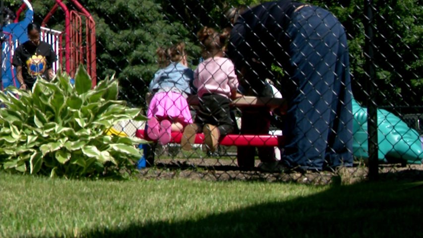 Video thumbnail for Gov. Lamont promotes free childcare as Republicans blame him for high cost of living