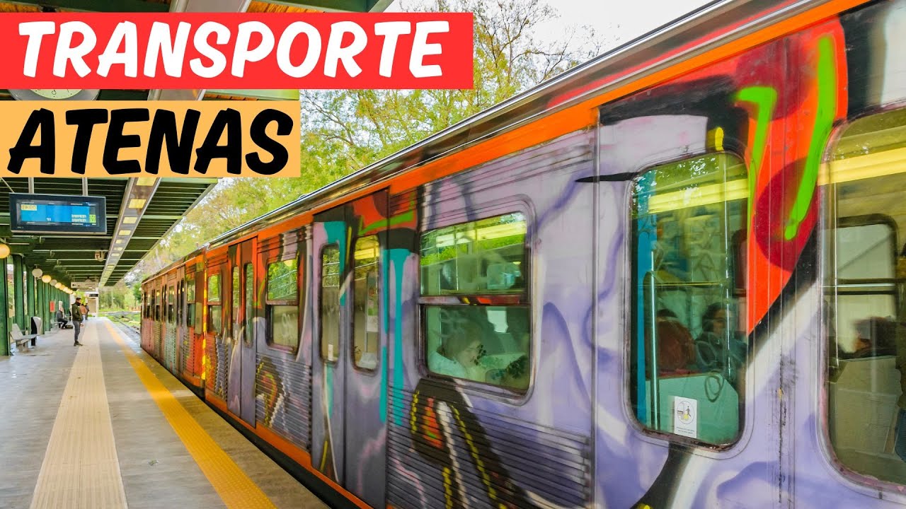 Video thumbnail for Transporte público - ATENAS NA GRÉCIA #grecia
