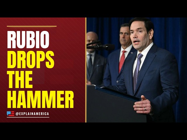 Video thumbnail for 'We're Kicking Them Out' - Rubio Shakes DC With Announcement
