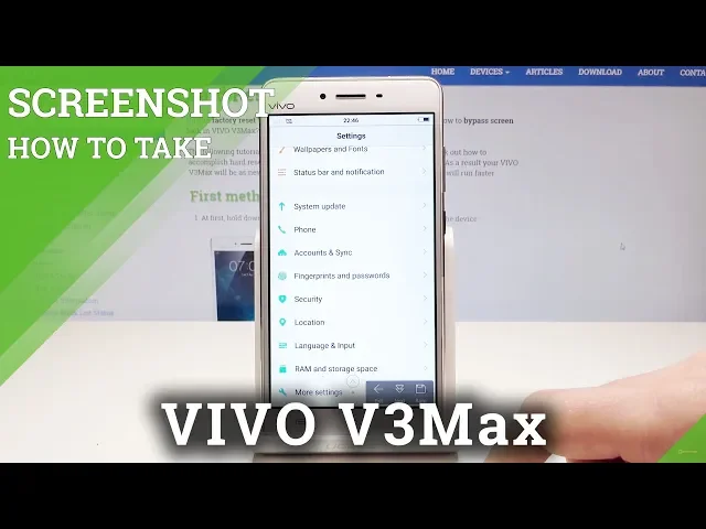 Video thumbnail for How to Capture Screen in VIVO V3Max - Save & Share Screenshot