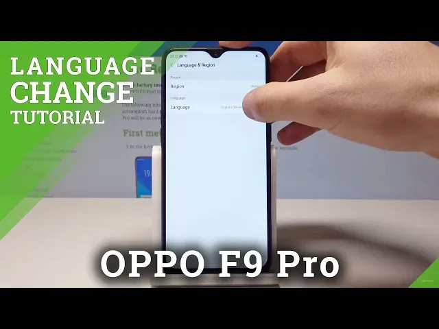 Video thumbnail for How to Change Language in OPPO F9 Pro - Language Update