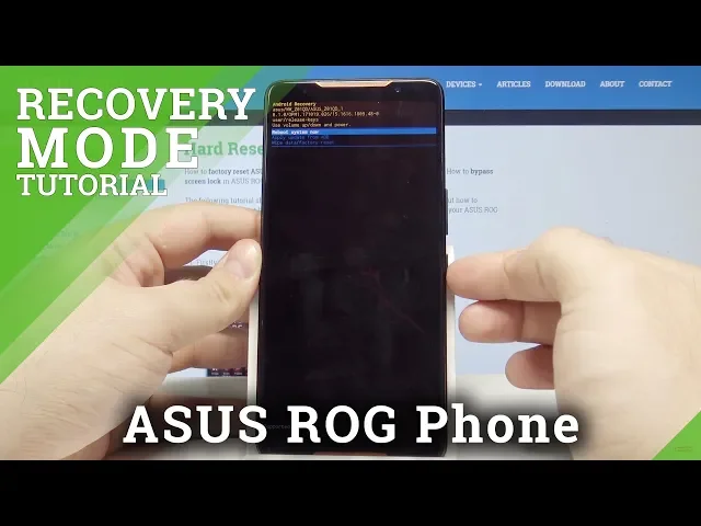 Video thumbnail for How to Enter Recovery Mode in ASUS ROG Phone - Secret Menu