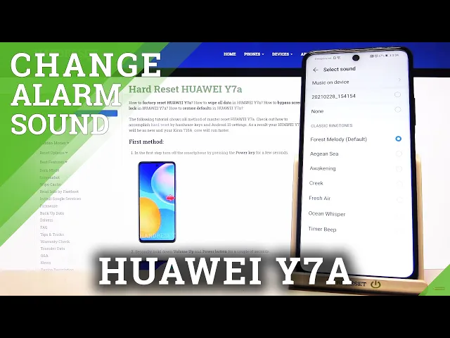 Video thumbnail for How to Change Alarm Sound in HUAWEI Y7A - Set Up Alarm Sound