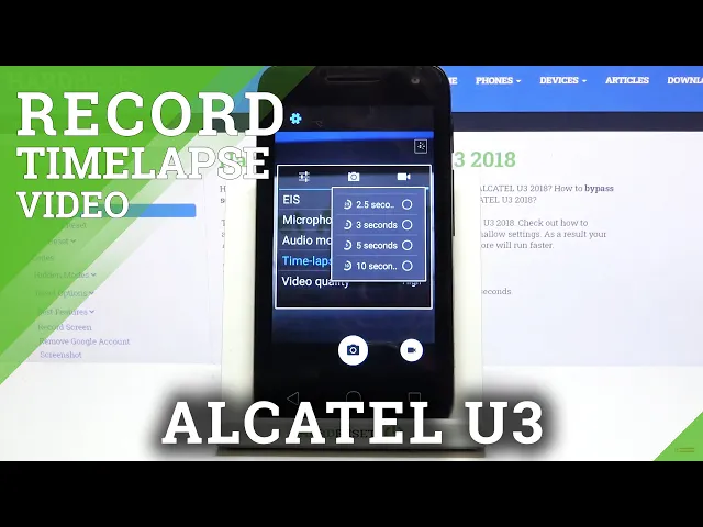 Video thumbnail for How to Record Timelapse on ALCATEL U3 – Timelapse