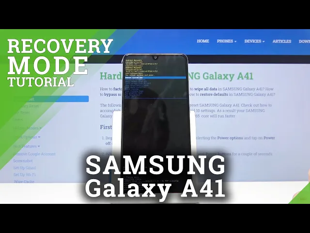 Video thumbnail for How to Open Recovery Mode in SAMSUNG Galaxy A41 – Exit Recovery Mode