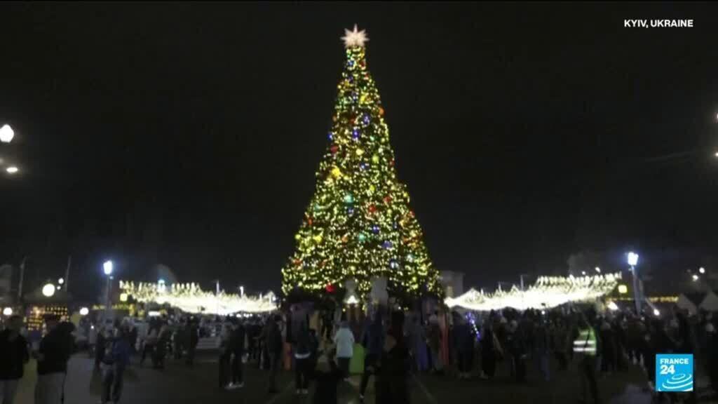 Video thumbnail for Christmas in Ukraine: 'Despite the war, our children want to feel happy'