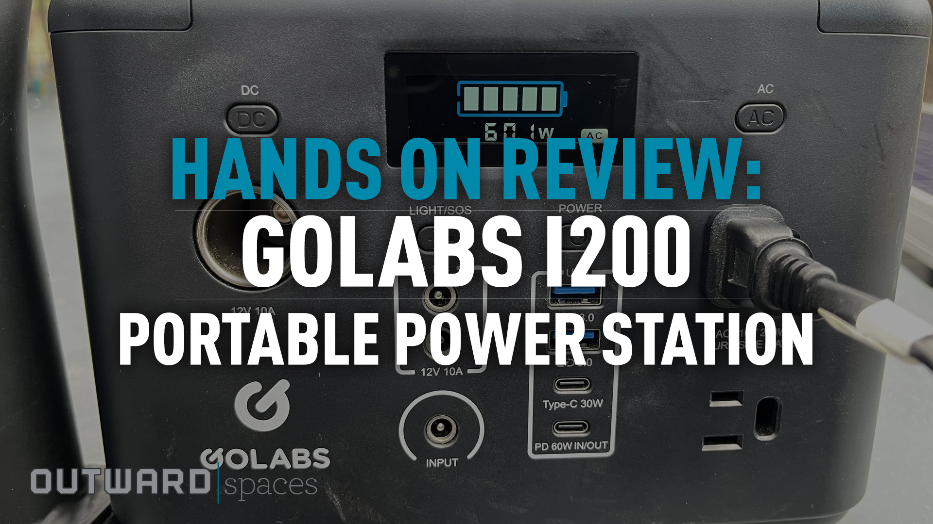 Video thumbnail for Review: GOLABS i200 Portable Power Station